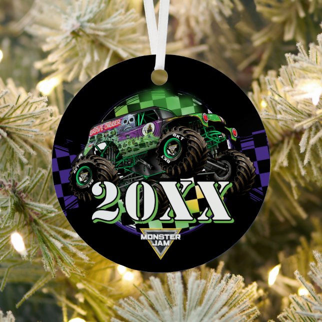 Ornement En Métal Monster Jam Grave Digger (Insitu)