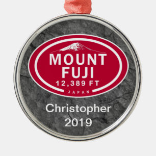 Ornement En Métal Mont Fuji personnalisé 12 389 FT Japon Mountain
