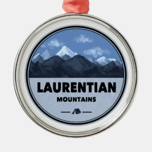 Ornement En Métal Montagnes Laurentiennes Québec Canada Camping