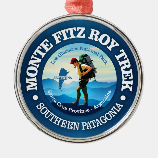 Ornement En Métal Monte Fitz Roy Trek (C) (Devant)