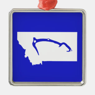 Ornement En Métal Montée de glace Montana