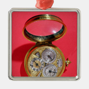 Ornement En Métal Montre de calendrier, c.1690