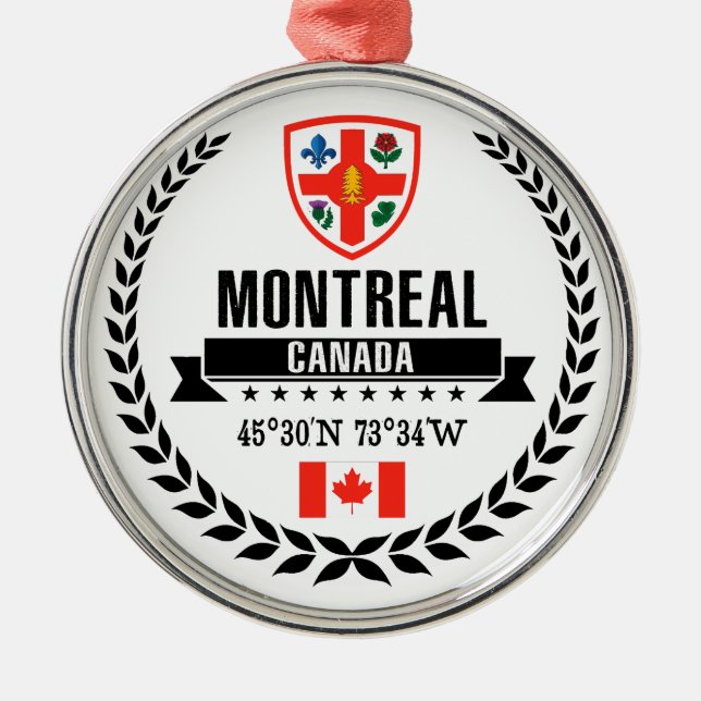 Ornement En Métal Montréal (Devant)