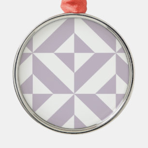 Ornement En Métal Motif de cube de pale Cool géométrique