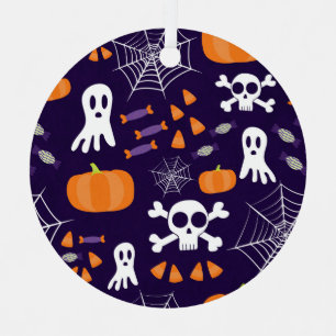 Ornement En Métal Motif d'Halloween amusant