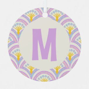 Ornement En Métal Motif en coquille de couleur pastel