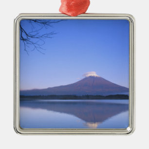 Ornement En Métal Mt. Fuji depuis le lac Motosu, Yamanashi, Japon