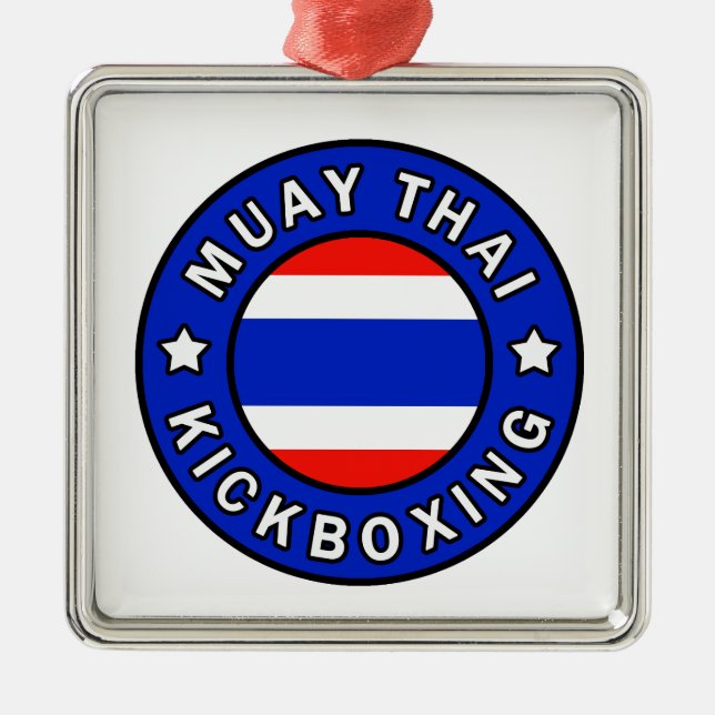 Ornement En Métal Muay Thai (Devant)