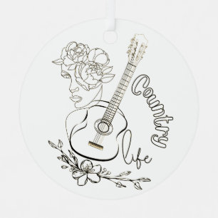 Ornement En Métal Musique Country