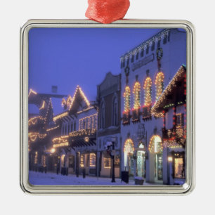 Ornement En Métal NA, USA, Washington, Leavenworth. Rue principale