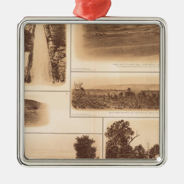 Ornement En Métal Nashville, Tenn (Devant)