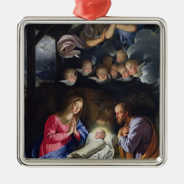 Ornement En Métal Nativité (Devant)