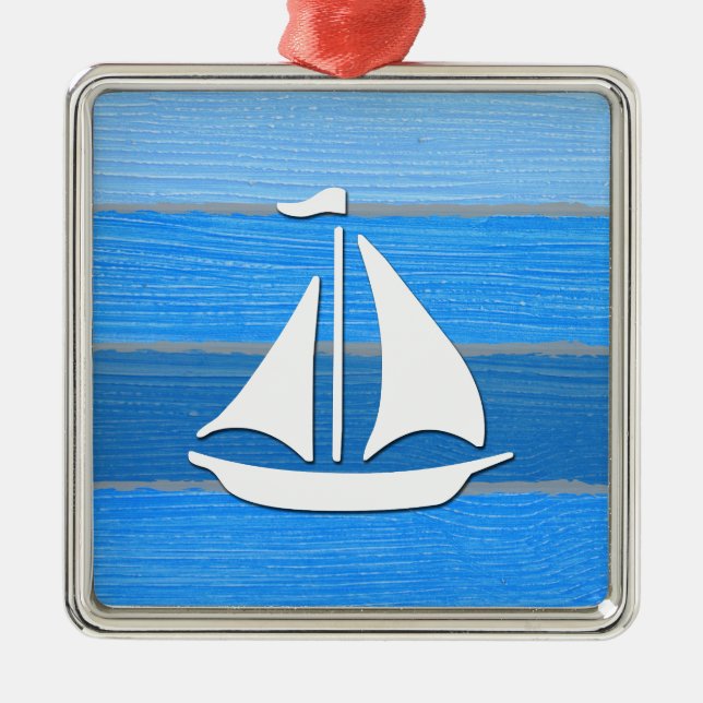 Ornement En Métal Nautical themed design (Devant)