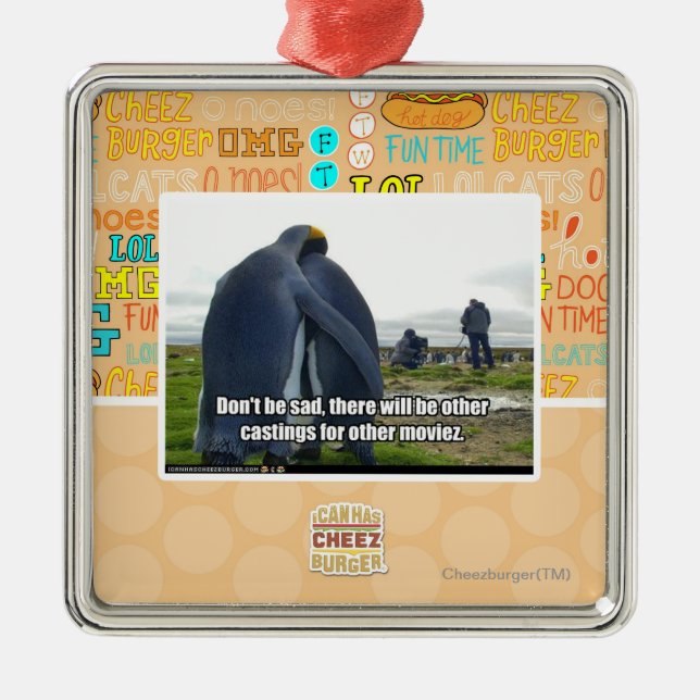 Ornement En Métal Ne soyez pas triste (Devant)