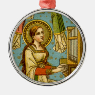 Ornement En Métal NéoGothique Ste Cecilia de Rome (détail; BNG 02)