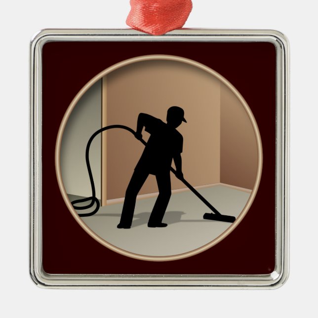 Ornement En Métal Nettoyage de tapis (Devant)