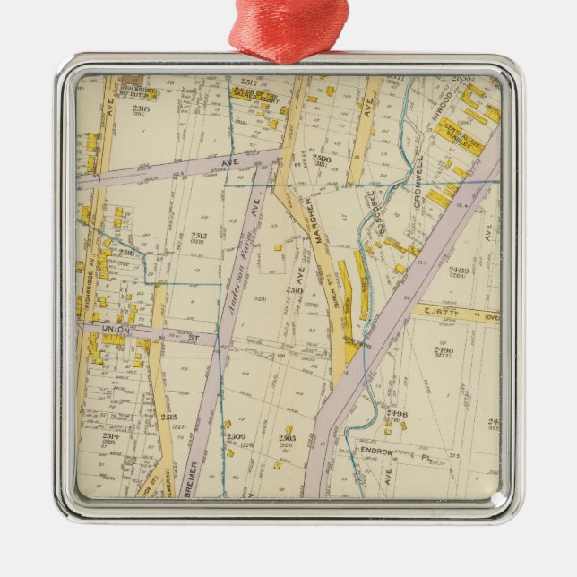 Ornement En Métal New York 10 (Devant)