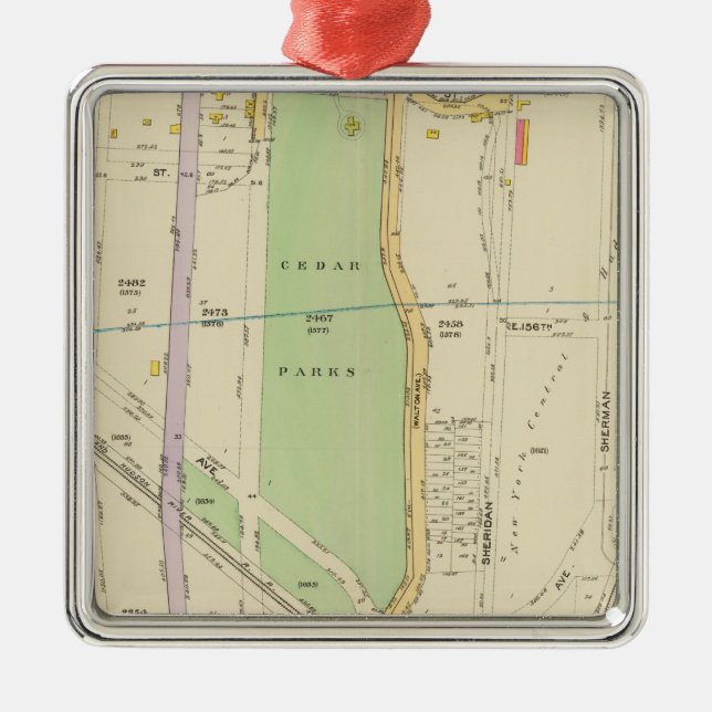 Ornement En Métal New York 37 (Devant)