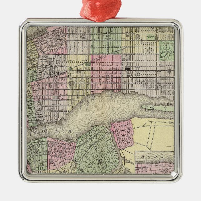 Ornement En Métal New York, Brooklyn 2 (Devant)