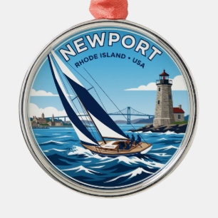 Ornement En Métal Newport Rhode Island