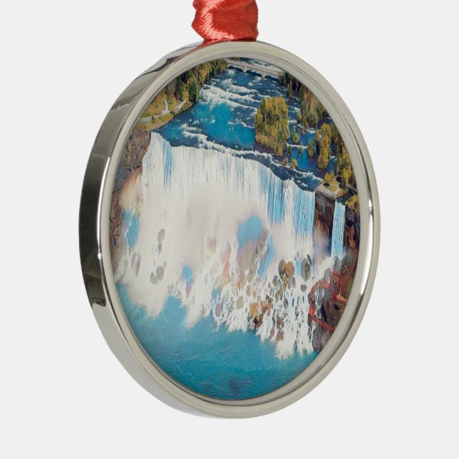 Ornement En Métal NIAGARA CHUTES - Panorama (Droite)