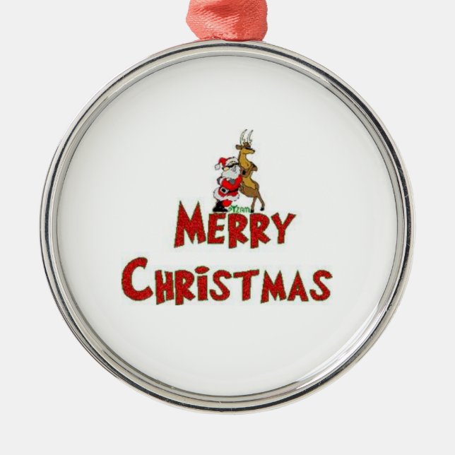 Ornement En Métal Noël (Devant)