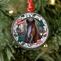 Noël de cheval photo personnalisé