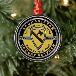 Ornement En Métal Noël de la 1re division de cavalerie
