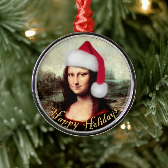 Ornement En Métal Noël de Mona Lisa (Arbre)