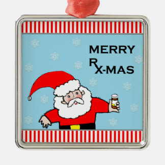 Ornement En Métal Noël de pharmacien
