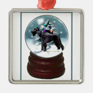 Ornement En Métal Noël du géant Schnauzer