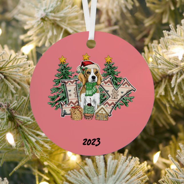 Ornement En Métal Noël Joy Puppy (Insitu)