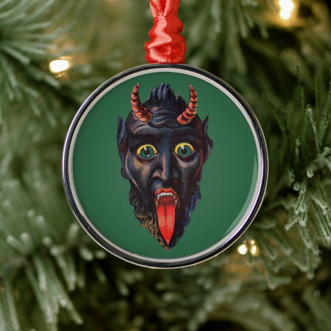 Ornement En Métal Noël Krampus (Arbre)