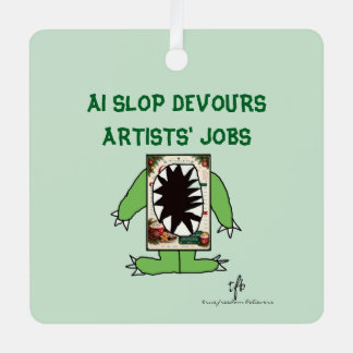Ornement En Métal Noël où l'IA dévore les emplois des artistes I