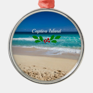 Ornement En Métal Noël sur l'île de Captiva, Floride Ornamen métalli