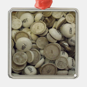 Ornement En Métal Noeuds vintages en porcelaine chaude et froide