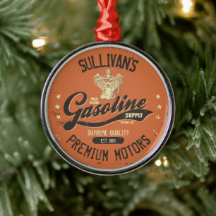 Ornement En Métal Nom personnalisé Moteurs à essence Garage mécaniqu