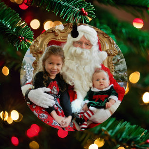 Ornement En Métal Noms photos Âge Personnaliser Cadeau