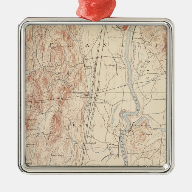 Ornement En Métal Northampton, Massachusetts (Devant)