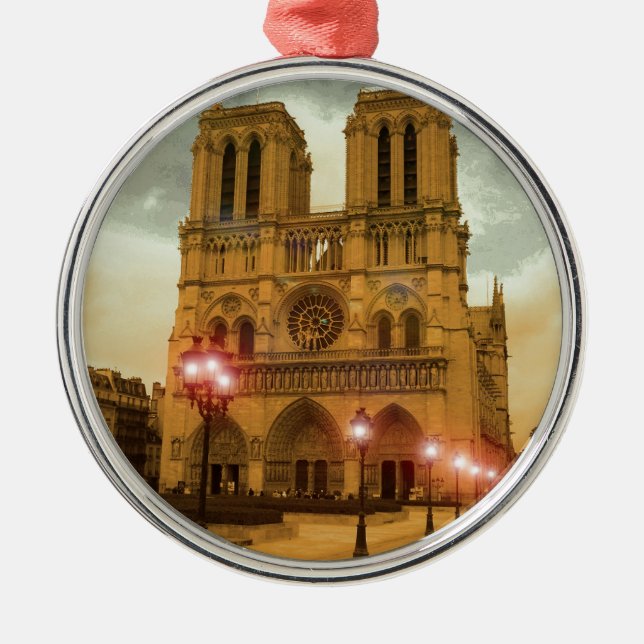 Ornement En Métal Notre Dame (Devant)