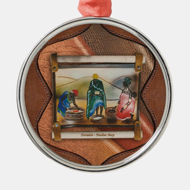 Ornement En Métal Notre nation arc-en-ciel (Devant)