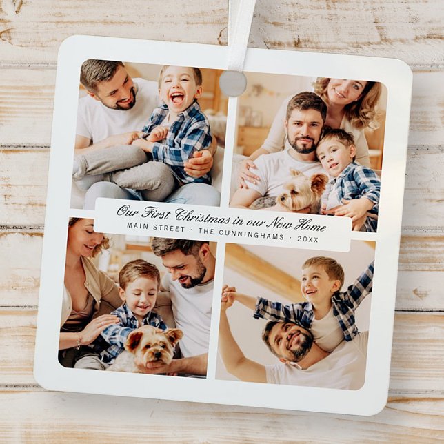 Ornement En Métal Notre Premier Noël Dans Notre Nouvelle Maison Mode (Créateur téléchargé)