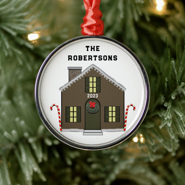 Ornement En Métal Nouvelle maison (Arbre)