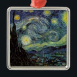 Ornement En Métal Nuit étoilée - van Gogh<br><div class="desc">De la lampe du mineur de Nuenen à celle qu'il plaça sur son rebord de fenêtre suivant la scène avec Gauguin ; de la vedette du soir il nota en 1875 dans Corot Olive Orchard à la lettre qu'il écrivit à son frère en août 1888, dans laquelle il disait :...</div>