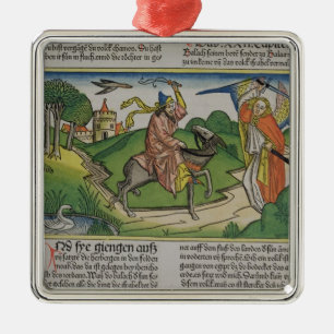 Ornement En Métal Numéros 22 âne parlant de 20-35 Balaam, du 'N