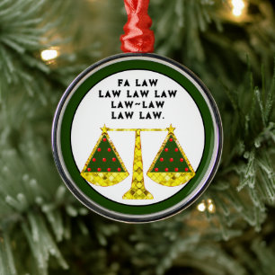 Ornement En Métal Objet de collection Noël Avocat