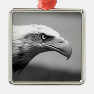 Ornement En Métal Oeil d'aigle noir et blanc