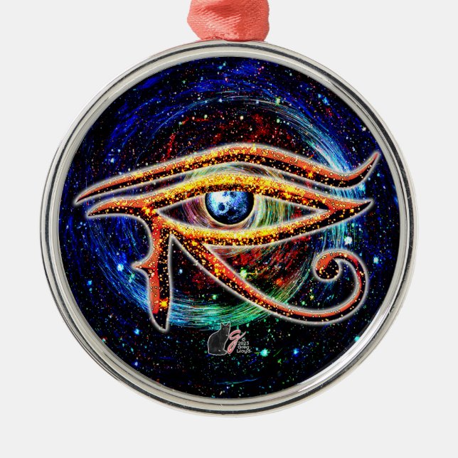 Ornement En Métal OEil de Horus (Devant)
