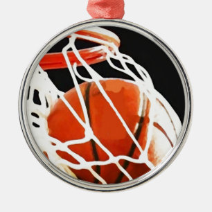 Ornement En Métal Oeuvre de basket-ball