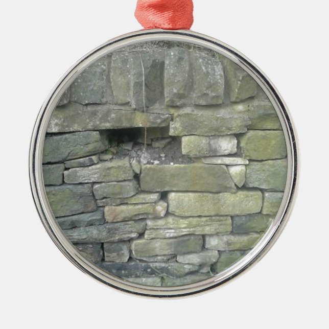 Ornement En Métal Old Wall, Stone, Bricks (Devant)